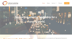 Desktop Screenshot of cultivateleadership.com