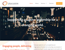 Tablet Screenshot of cultivateleadership.com